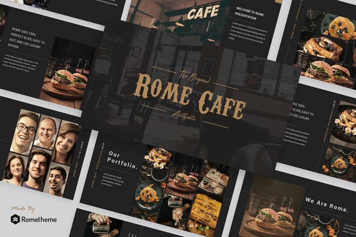Rome Cafe - Restaurant Keynote