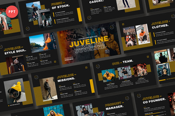 Juveline Streetwear Powerpoint Template