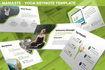 Namaste - Yoga Keynote Template