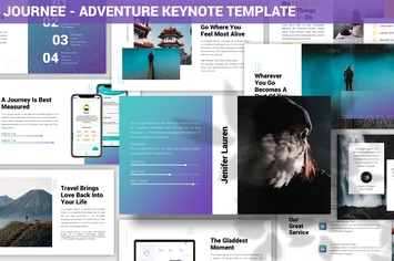 Journee - Adventure Keynote Template