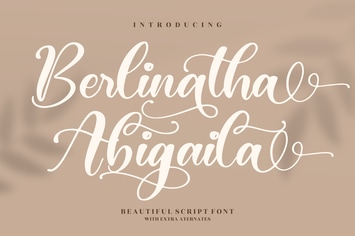 Berlinatha Abigaila Script Font