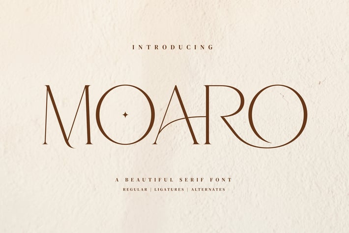 Moaro Beautiful Serif Font