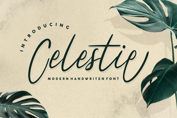 Celestie | Modern Handwriten Font