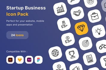 Startup Business Icon Pack