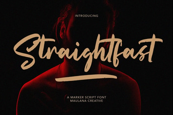 Straightfast Marker Script Font