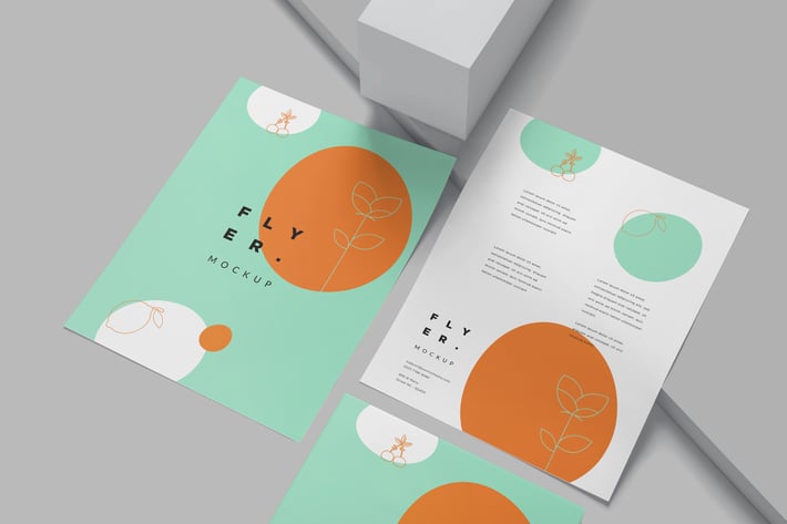 US Letter Size Flyer Mockups