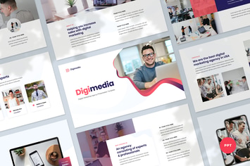 Digital Marketing Presentation PowerPoint Template