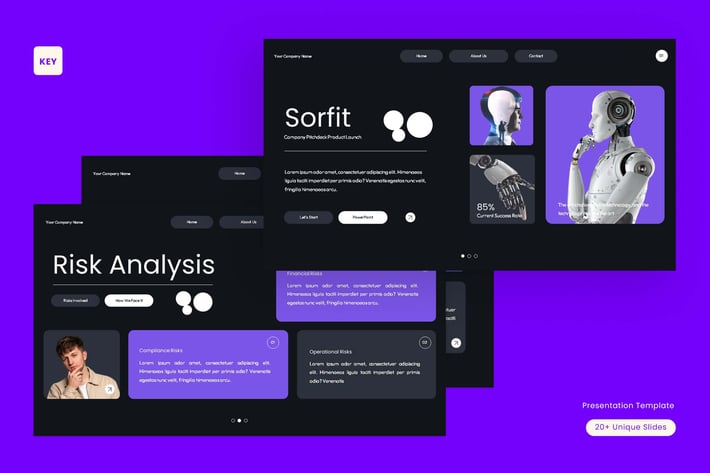 Purple Black UI UX Tech Company Pitchdeck|003
