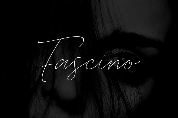 FASCINO - Handmade Luxury / Signature Typeface