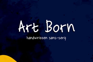 Art Born - Handwritten Sansserif