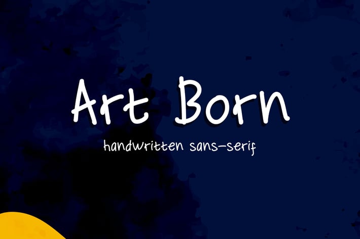 Art Born - Handwritten Sansserif