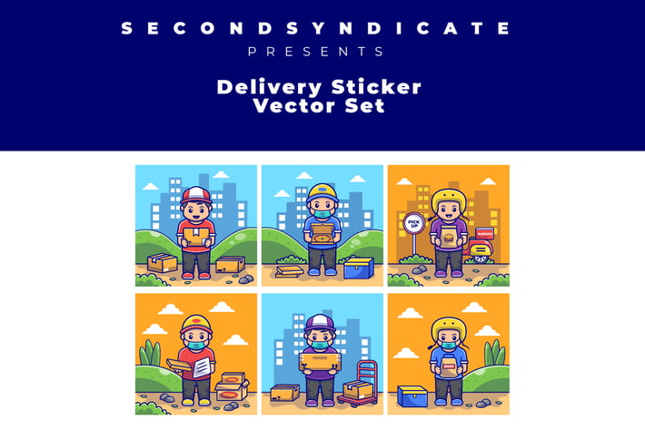 DELIVERY STICKER SET