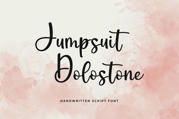 Jumpsuit Dolostone Calligraphy Font