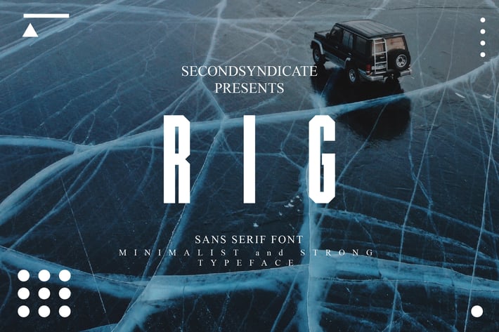 RIG - Sans Serif Font