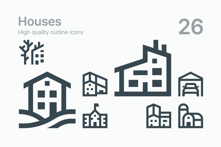 Houses Icons