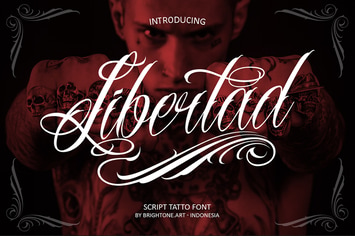 Libertad - Tattoo Script