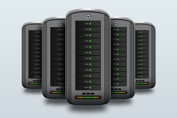 Hosting Server Pro Series GRAY Front View