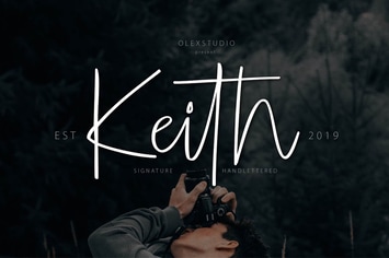 KEITH - Handlettering script