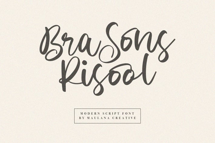 Brasons Risool Modern Script Font