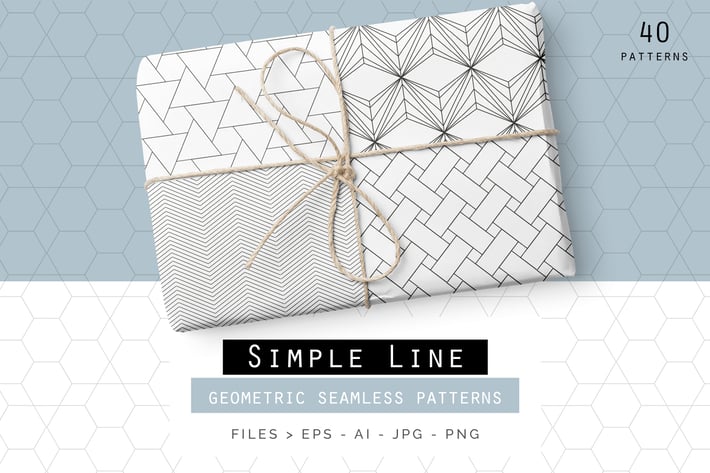 Simple Line Geometric Patterns