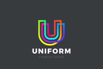 Letter U Logo design