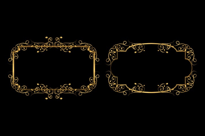 Vintage luxury frame