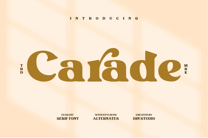 Carade-Elegant Serif Font