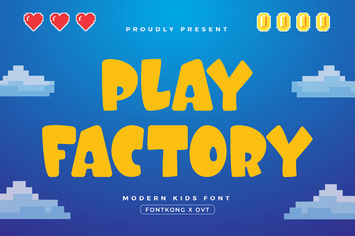 Play Factory - Modern Kids Font