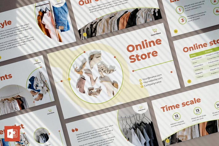 Online Store PowerPoint Presentation Template