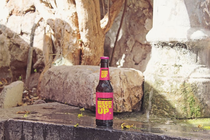 Fountain Beer Mockup