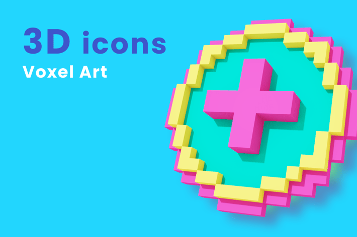Voxel Art UI Icons