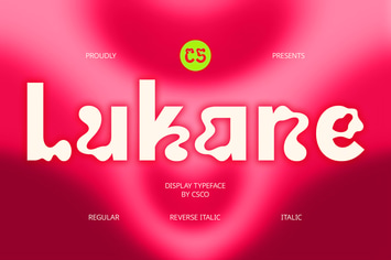 Lukane – Psychedelic Font