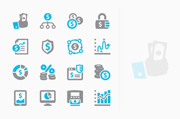 Personal & Business Finance Icons Set 5 - Sympa