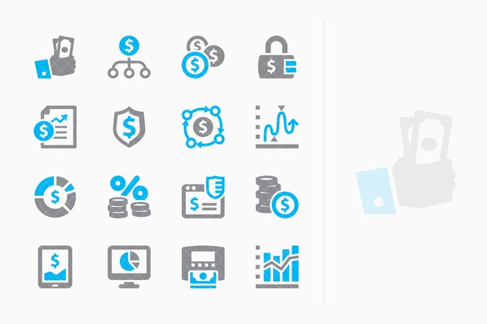 Personal & Business Finance Icons Set 5 - Sympa