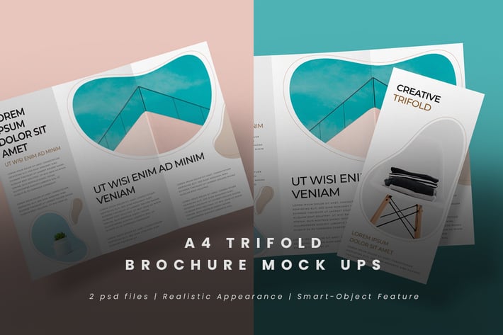 Trifold Brochure Mock-Ups