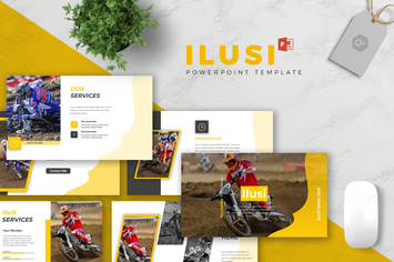 ILUSI - Sportbike Powerpoint Template