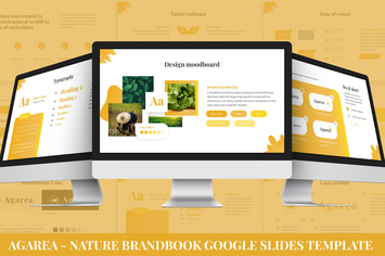 Agarea - Nature BrandBook Google Slides Template