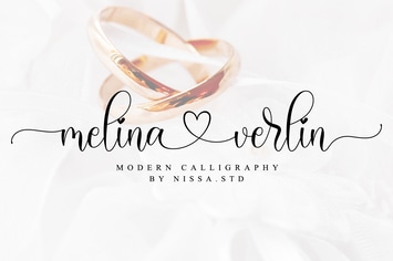 Melinaverlin - A Lovely Script Font