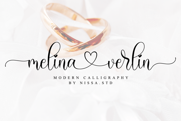 Melinaverlin - A Lovely Script Font