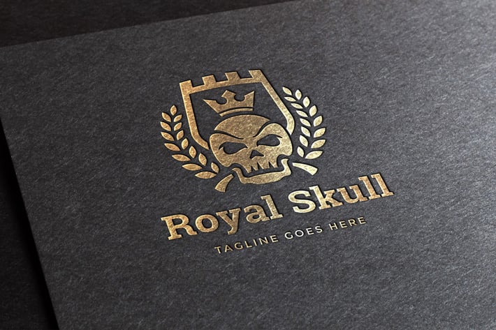 Royal Skull Logo Template