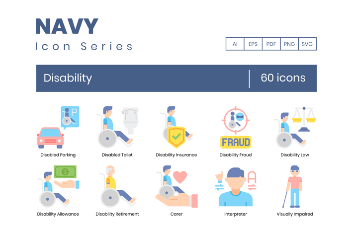 60 Disability Icons