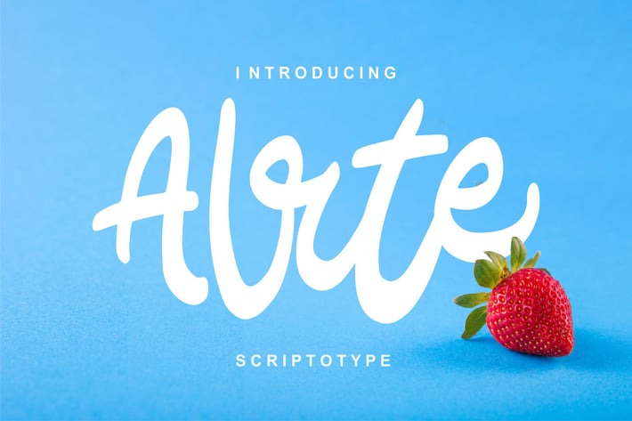 Alrte | Modern Scriptotype Font