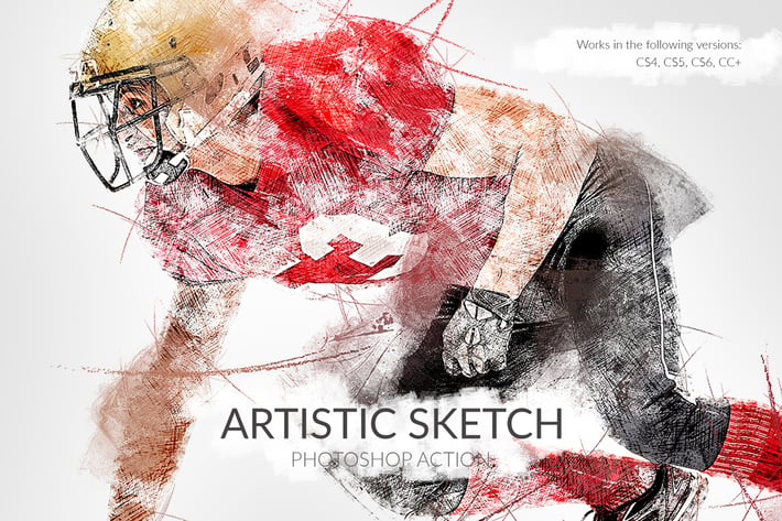 Artistic Sketch Photoshop Action