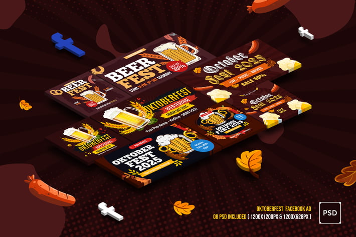 Oktoberfest Facebook Ad