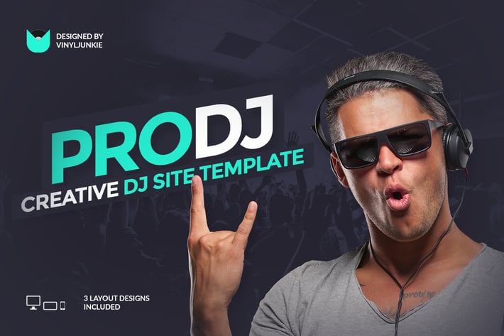 ProDJ - Creative DJ / Producer Site PSD Template