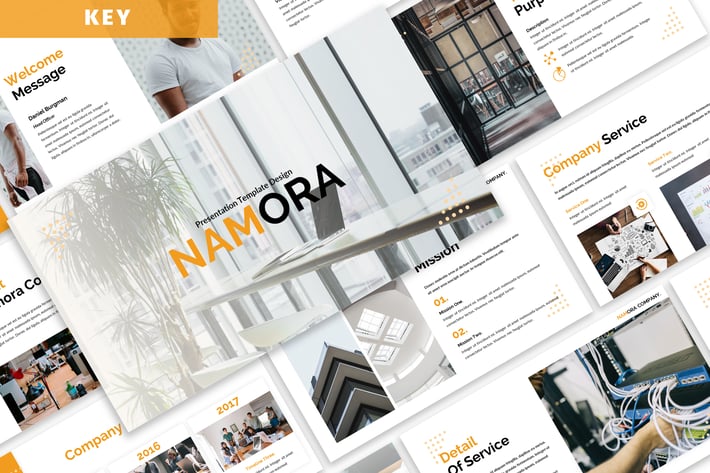 Namora - Business Keynote Template