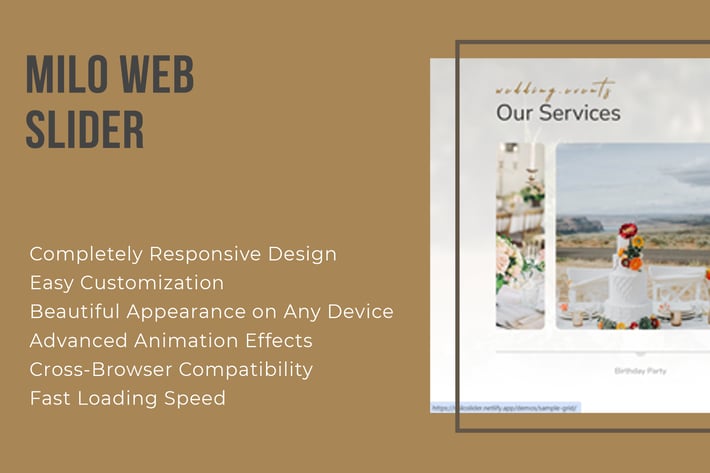 Milo Slider - Responsive HTML Hero Slider
