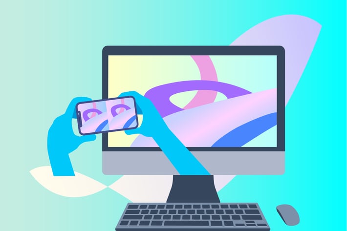 VR Game 2D Illustration