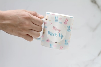Porcelain Mug Mock Up