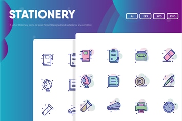 Stationery Icon Pack